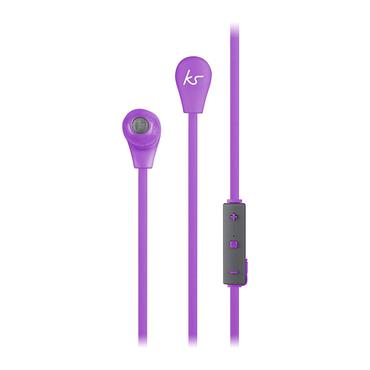 KITSOUND Huvudtelefon In-Ear Bounce Tr&aring;dl&ouml;s Lilla Mic