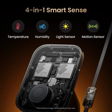 SwitchBot Hub 3 smart home-sender Tr&aring;dl&oslash;s V&aelig;gmonteret IR tr&aring;dl&oslash;s