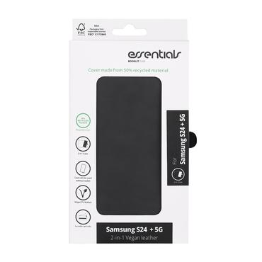 Samsung Galaxy S24+ PU wallet, detachable, black