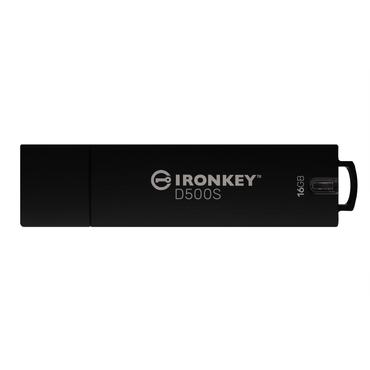 Kingston IronKey D500S - USB flash-enhet - 16 GB - TAA-kompatibel