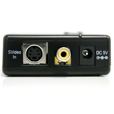 StarTech.com Composite and S-Video to HDMI Converter with Audio - Video converter - composite video, S-video - HDMI - black - VID2HDCON - video transformer - sort