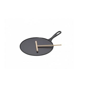 Le Creuset Cast Iron Crepe Pan 27cm black Schwarz (20136270000460)