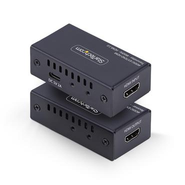 StarTech.com HDMI Extender Over CAT5e/6 Kit, 4K 60Hz, Up to 200ft (60m) - f&ouml;rl&auml;ngd r&auml;ckvidd f&ouml;r audio/video - HDMI