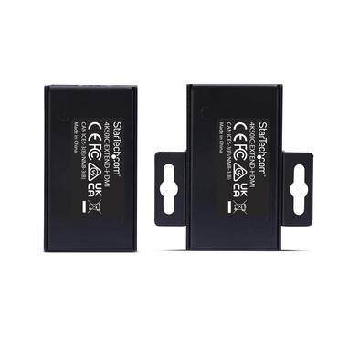 StarTech.com HDMI Extender Over CAT5e/6 Kit, 4K 60Hz, Up to 200ft (60m) - f&ouml;rl&auml;ngd r&auml;ckvidd f&ouml;r audio/video - HDMI
