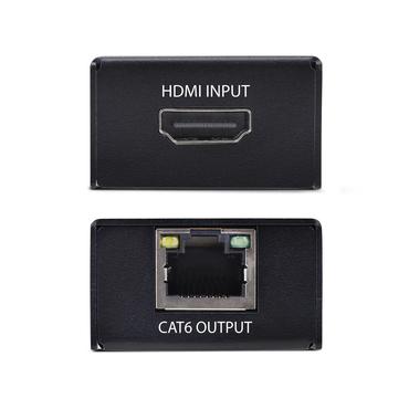 StarTech.com HDMI Extender Over CAT5e/6 Kit, 4K 60Hz, Up to 200ft (60m) - f&ouml;rl&auml;ngd r&auml;ckvidd f&ouml;r audio/video - HDMI