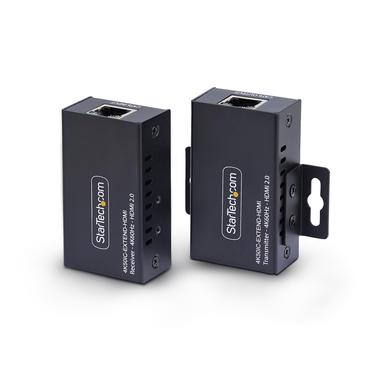 StarTech.com HDMI Extender Over CAT5e/6 Kit, 4K 60Hz, Up to 200ft (60m) - f&ouml;rl&auml;ngd r&auml;ckvidd f&ouml;r audio/video - HDMI