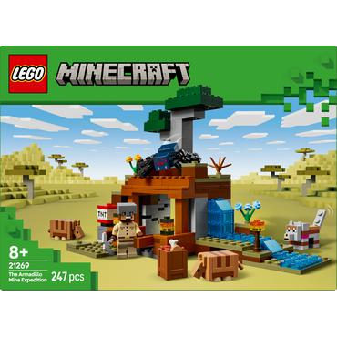 LEGO Minecraft 21269 Wyprawa do pancernikowej kopalni