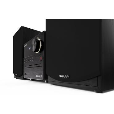 Sharp XL-B512(BK) stereoanlæg Home audio micro system 45 W Sort