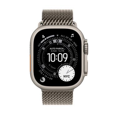 Apple Watch Ultra 3 OLED 49 mm Digital 422 x 514 pixel Berøringsskærm 5G Titanium Wi-Fi GPS (satellit)