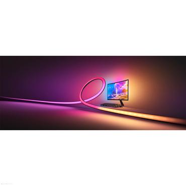 Philips Hue Play Gradient - ljusslinga - LED - 15 W - flerf&auml;rgat/vitt ljus - svart