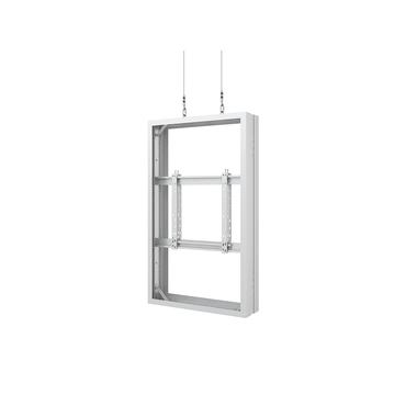 Multibrackets M Pro Series h&ouml;lje - medium - f&ouml;r LCD-display - ledning, b2b - vit, RAL 9005