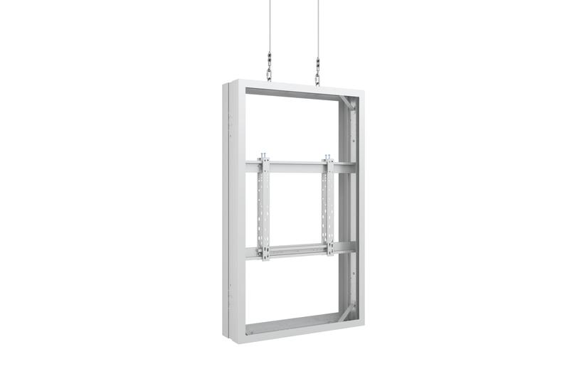 Multibrackets M Pro Series h&ouml;lje - medium - f&ouml;r LCD-display - ledning, b2b - vit, RAL 9005