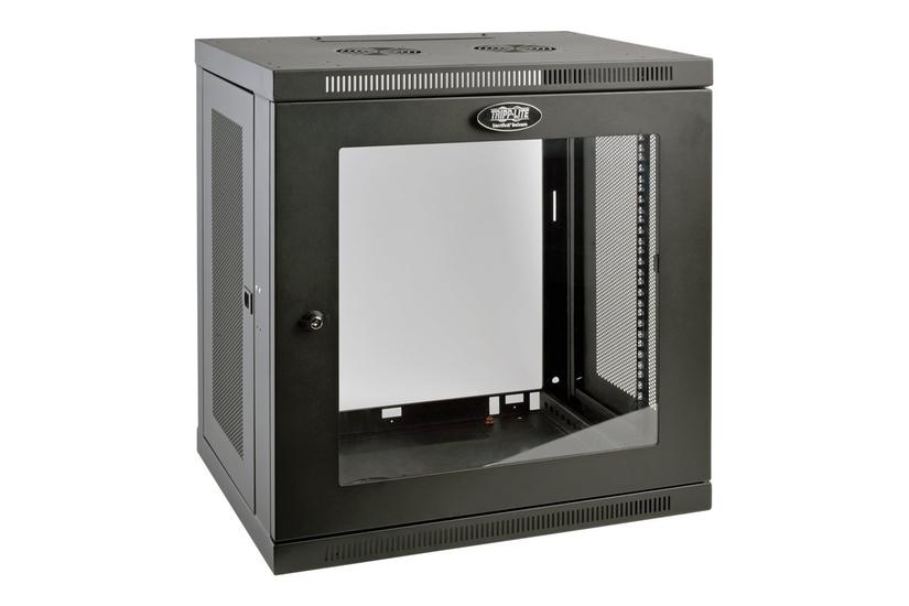 Eaton Tripp Lite Series 12u Wall Mount Rack Enclosure Server Cabinet Glass Front Door Rack 12u