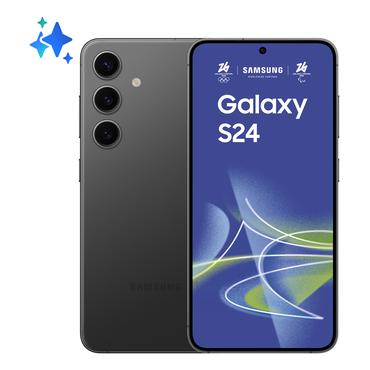 Samsung Galaxy S24 - sort onyx - 5G smartphone - 128 GB - GSM