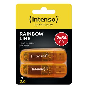 Intenso Rainbow Line - USB flash-enhet - 64 GB