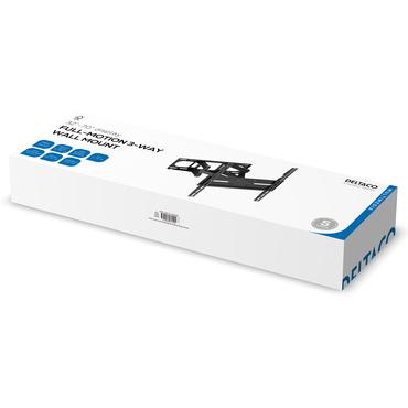 Wall mount, Full motion 3-way, tilt, swivel, 32-70", 40 kg