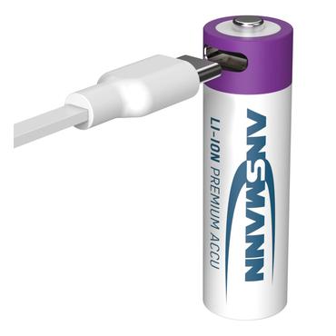 Ansmann 1312-0036 husholdningsbatteri Genopladeligt batteri AA Lithium-Ion (Li-Ion)