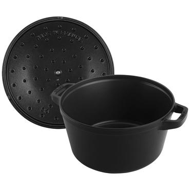 Staub La Cocotte 4,2 L Rund St&oslash;bejern Gryde bradepande