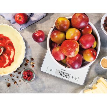 Soehnle Page Comfort 400 Hvid Bordplade Firkant Elektronisk køkkenvægt