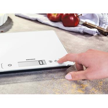 Soehnle Page Comfort 400 Hvid Bordplade Firkant Elektronisk køkkenvægt