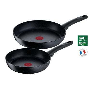 Tefal BLACK STONE Pfannen-Set 24/28cm