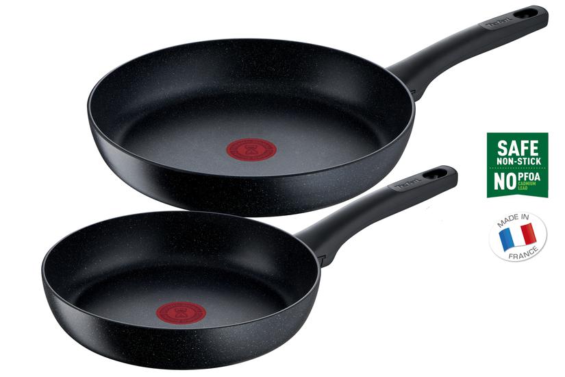 Tefal BLACK STONE Pfannen-Set 24/28cm
