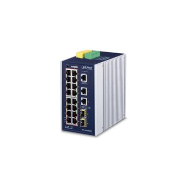 PLANET IGS-20160HPT netværksswitch Administreret L2/L3 Gigabit Ethernet (10/100/1000) Strøm over Ethernet (PoE) Blå, Hvid