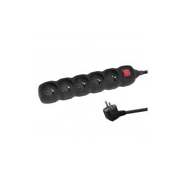 Esperanza ELK215K Power strip 5GN/3M Black