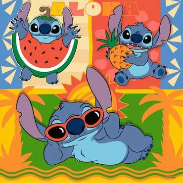 Ravensburger Puzzle Enfant dès 5 ans - Aloha ! / Disney Stitch Puslespil 49 stk Tegnefilm