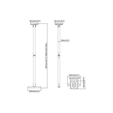 Multibrackets M Pro Series komponenter til montering