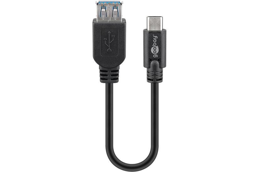 goobay - USB typ C-adapter - USB typ A till 24 pin USB-C - 20 cm