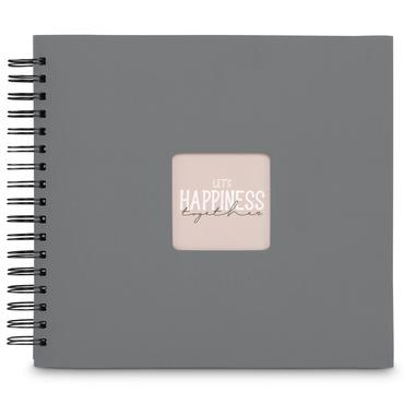 Hama 00009840 fotoalbum og arkbeskyttelse Gr&aring; 100 ark 10 x 15 Spiral indbinding