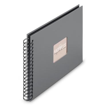 Hama 00009840 fotoalbum og arkbeskyttelse Gr&aring; 100 ark 10 x 15 Spiral indbinding