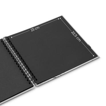 Hama 00009840 fotoalbum og arkbeskyttelse Gr&aring; 100 ark 10 x 15 Spiral indbinding