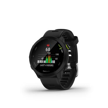 Garmin Forerunner 55 - svart - sportklocka med band - svart
