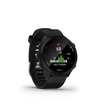 Garmin Forerunner 55 - svart - sportklocka med band - svart