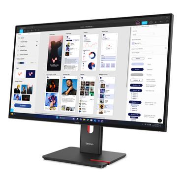 Lenovo ThinkVision T32UD-40 computersk&aelig;rm 80 cm (31.5") 3840 x 2160 pixel 4K Ultra HD LCD Sort
