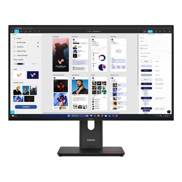 Lenovo ThinkVision T32UD-40 computersk&aelig;rm 80 cm (31.5") 3840 x 2160 pixel 4K Ultra HD LCD Sort