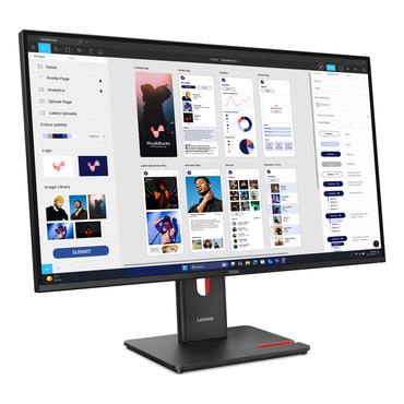 Lenovo ThinkVision T32UD-40 computersk&aelig;rm 80 cm (31.5") 3840 x 2160 pixel 4K Ultra HD LCD Sort
