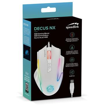 Speedlink DECUS NX RGB Gaming Mouse, white