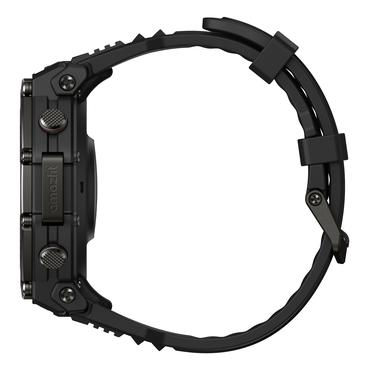 Amazfit T-Rex 3 Pro 3,81 cm (1.5") AMOLED 48 mm Digital 480 x 480 pixel Berøringsskærm Sort Wi-Fi GPS (satellit)