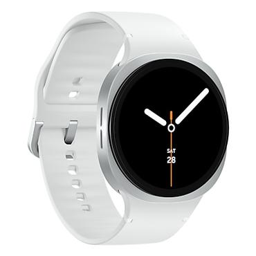 Samsung Galaxy Watch 8 3,81 cm (1.5") AMOLED 44 mm Digital 480 x 480 pixel Berøringsskærm Sølv Wi-Fi GPS (satellit)
