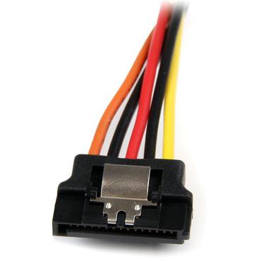 StarTech.com 6in Latching SATA Power Y Splitter Cable Adapter - M/F - 6 inch Serial ATA Power Cable Splitter - SATA Power Y Cable Adapter - strömdelare - SATA-ström till SATA-ström - 15.24 cm