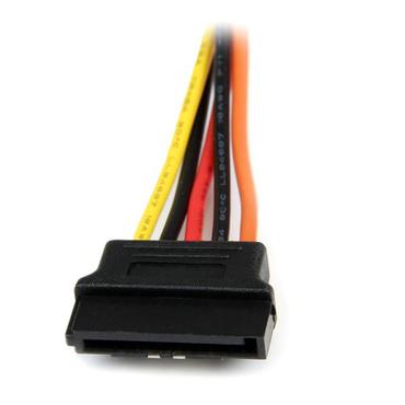 StarTech.com 6in Latching SATA Power Y Splitter Cable Adapter - M/F - 6 inch Serial ATA Power Cable Splitter - SATA Power Y Cable Adapter - strömdelare - SATA-ström till SATA-ström - 15.24 cm