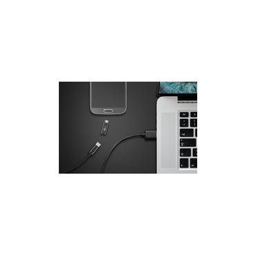 Goobay 55553 kabel k&oslash;nsskifter USB Micro B USB C Gr&aring;