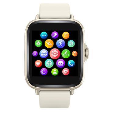 Denver SWC-156BEMK2 Smartwatch og sportsur 3,66 cm (1.44") TFT 128 x 128 pixel Berøringsskærm Beige