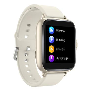 Denver SWC-156BEMK2 Smartwatch og sportsur 3,66 cm (1.44") TFT 128 x 128 pixel Berøringsskærm Beige
