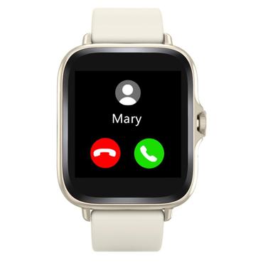 Denver SWC-156BEMK2 Smartwatch og sportsur 3,66 cm (1.44") TFT 128 x 128 pixel Berøringsskærm Beige