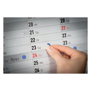 Avery 3591 selvkl&aelig;bende etiket Cirkel Bl&aring; 416 stk