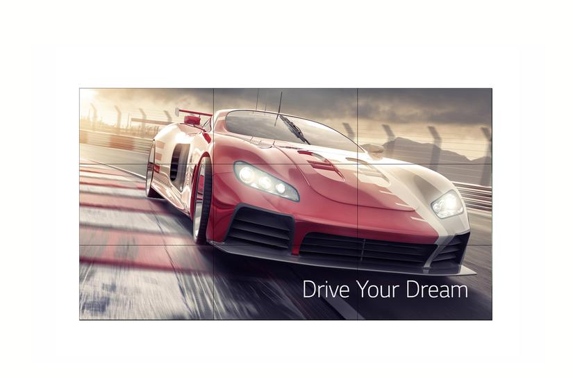 LG 55VM5J-H VM5J-H Series - 55" med integrerat Pro:Idiom LED-bakgrundsbelyst LCD-skärm - för digital skyltning